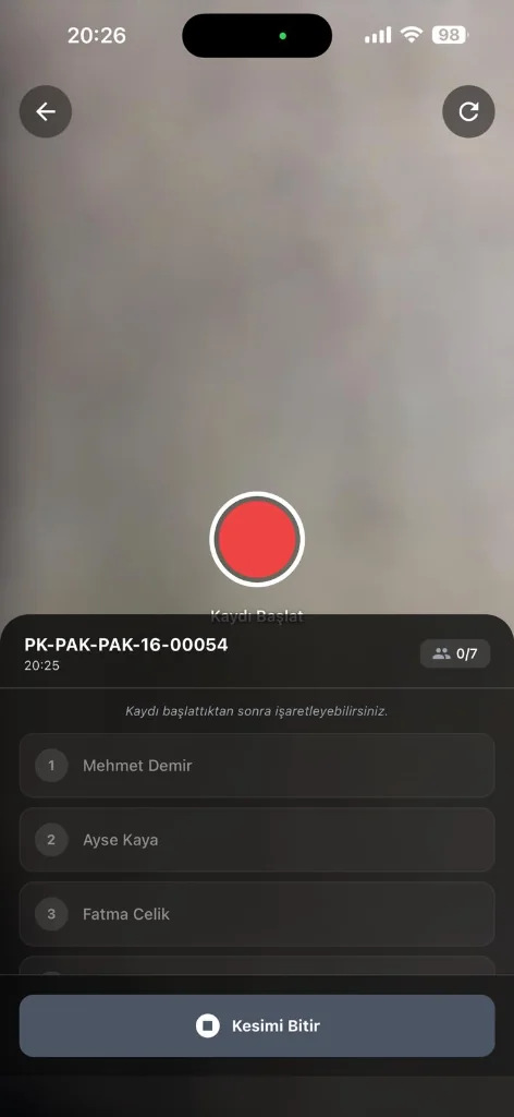 Kurban Yönetimi Saha Mobil Uygulaması